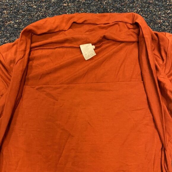 Poetry Burnt Orange Top sz. L - Picture 2 of 2